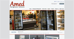 Desktop Screenshot of amedrefrigeration.com