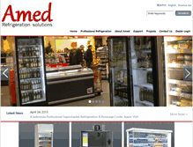 Tablet Screenshot of amedrefrigeration.com